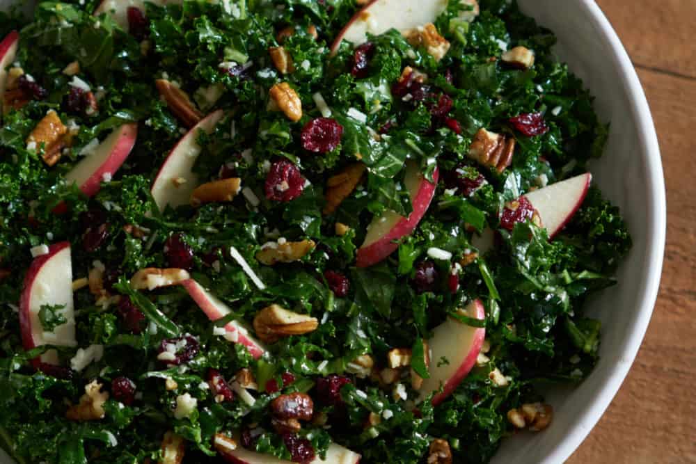 Kale Salad With Cranberries - Fine Foods Blog