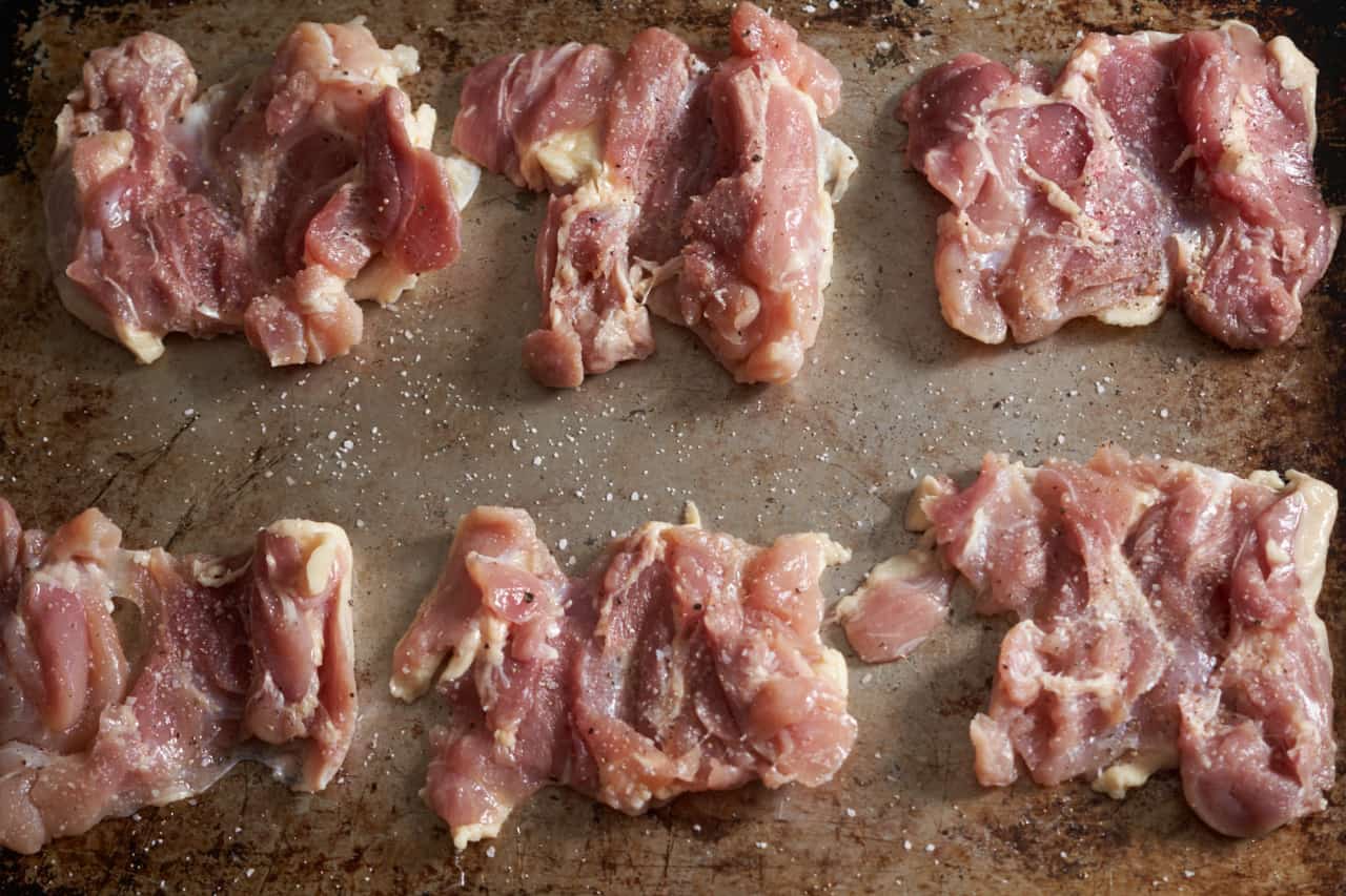 Boneless, Skinless Chicken Thighs with Tomatoes, Basil and Garlic