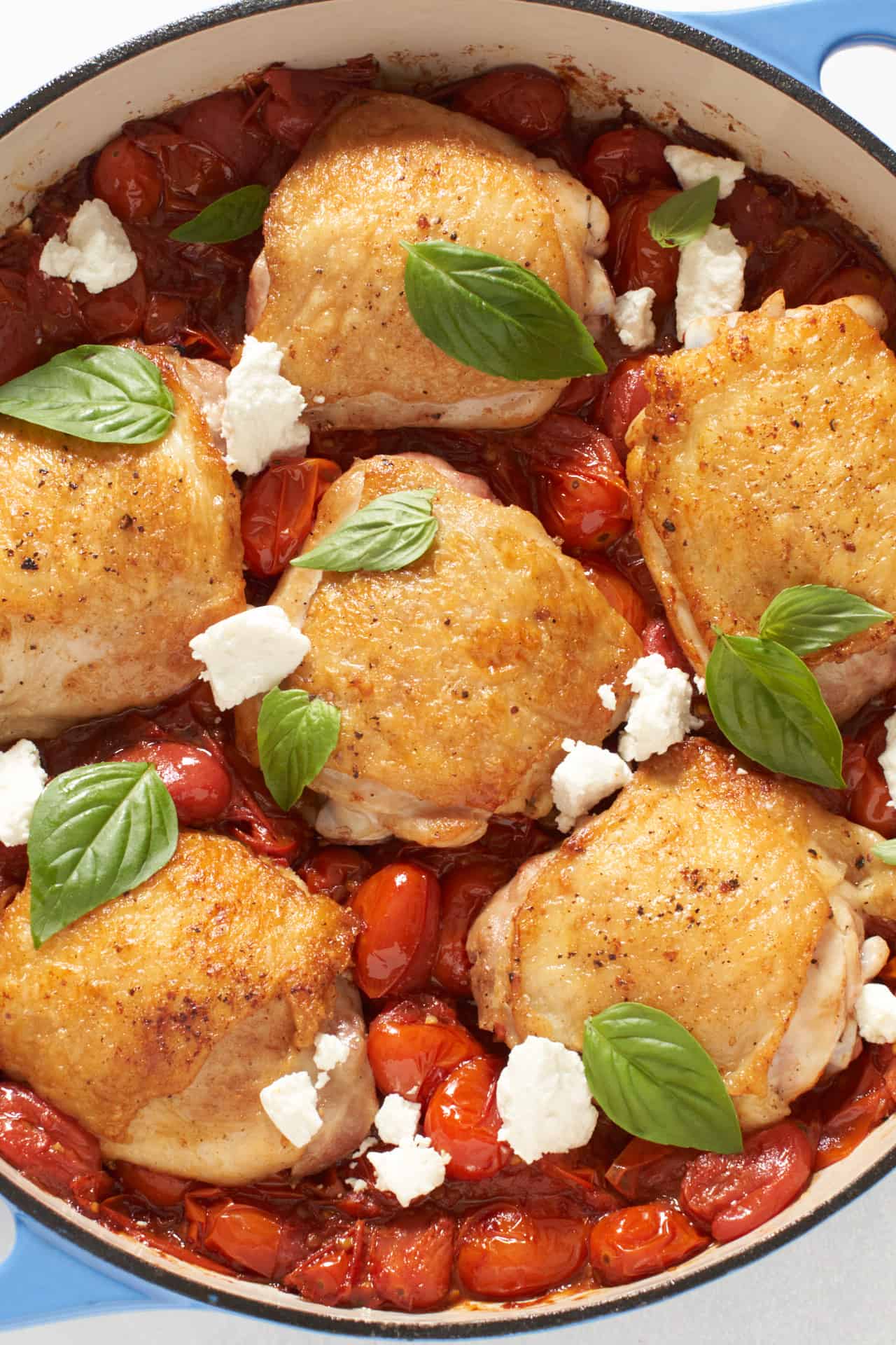 Crispy Chicken and Tomatoes with Goat Cheese - Fine Foods Blog