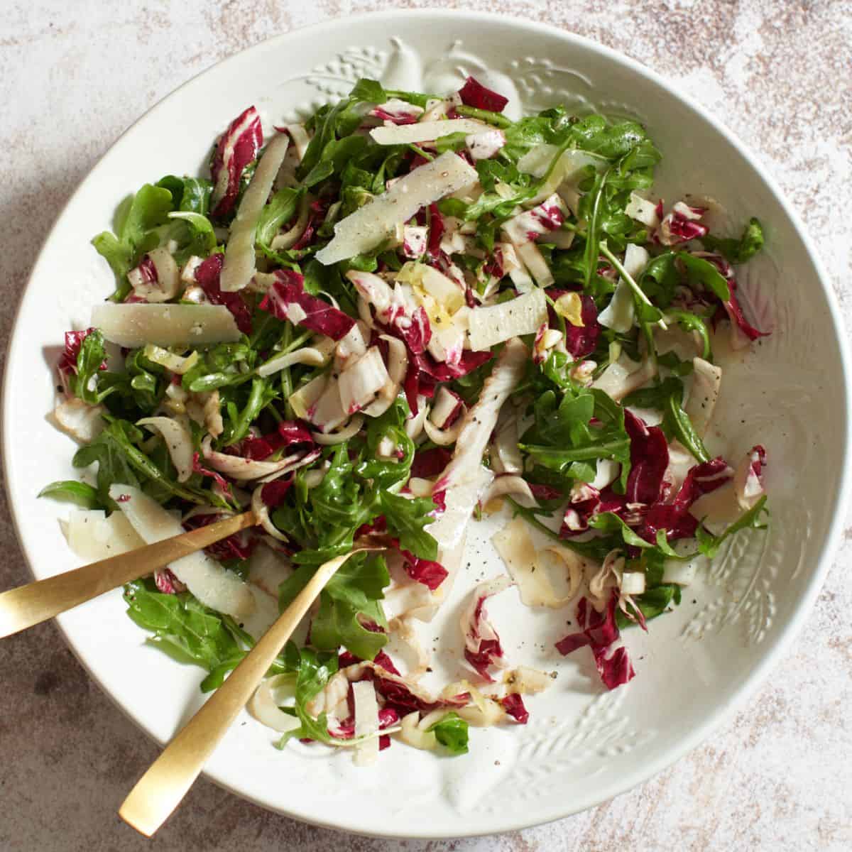 Endive & Snap Pea Salad with Parmesan Dressing Recipe